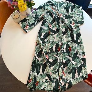 Rachel Zoe palm leaf kimono